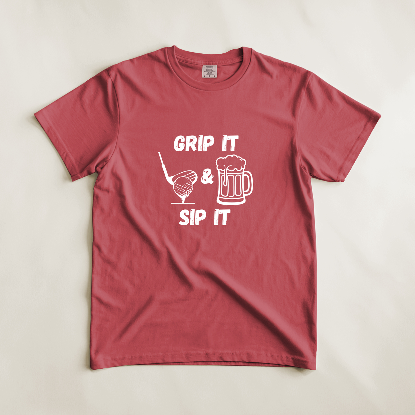 Grip It and Sip It Golf Tee