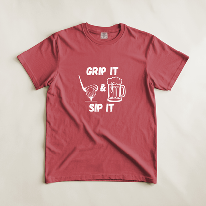 Grip It and Sip It Golf Tee