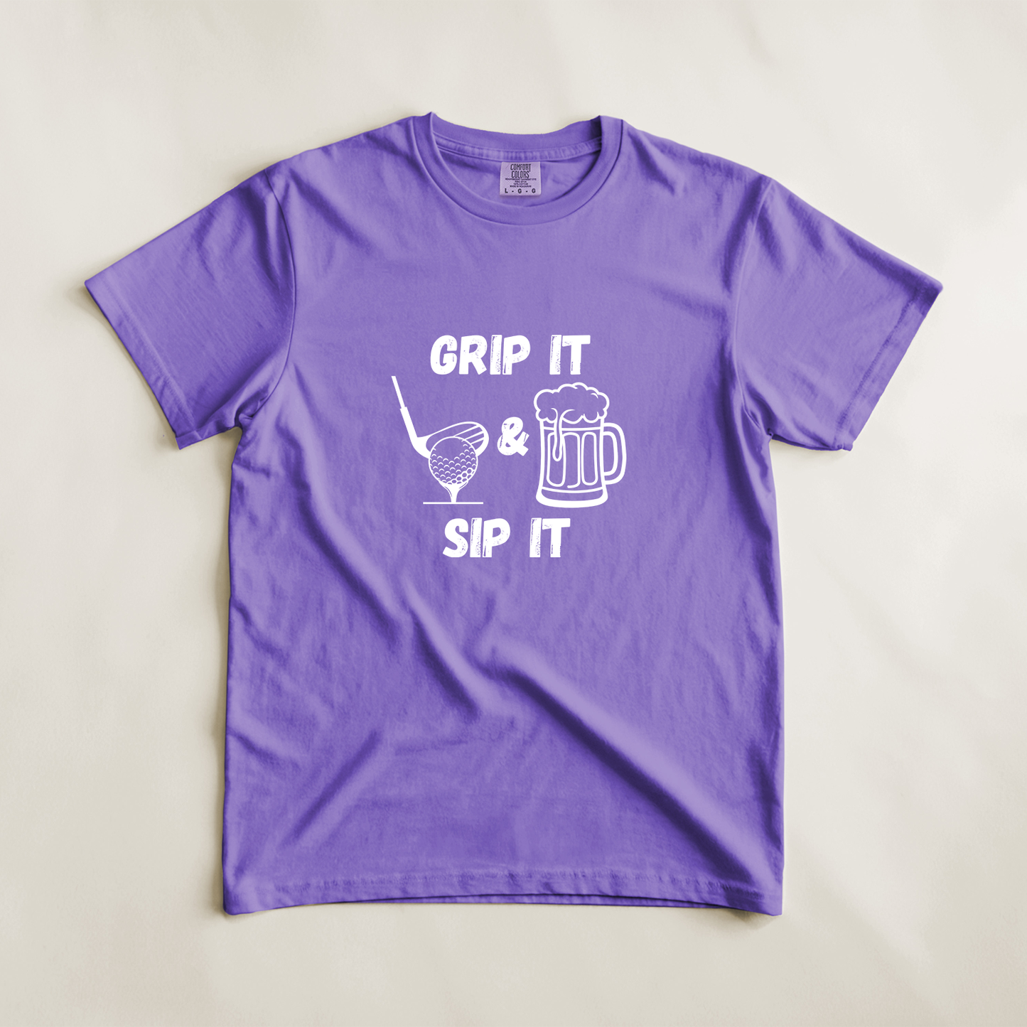 Grip It and Sip It Golf Tee