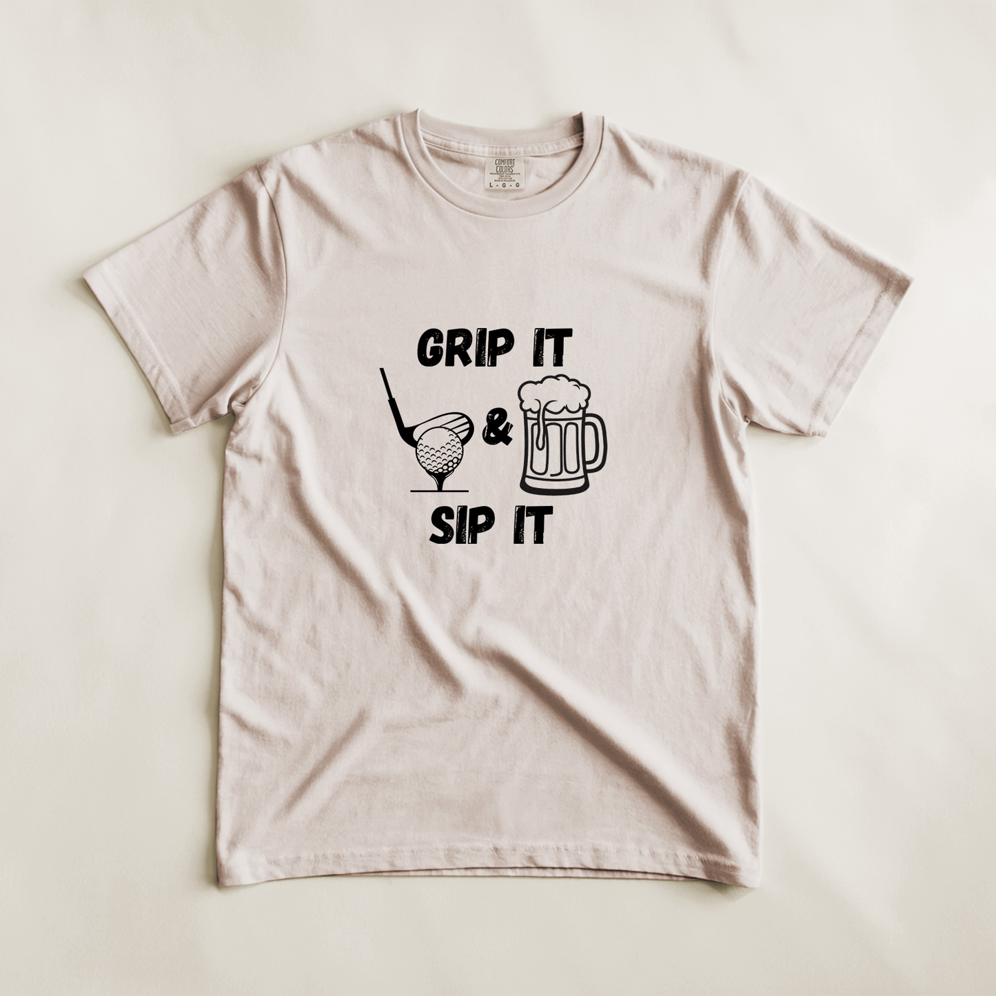 Grip It and Sip It Golf Tee