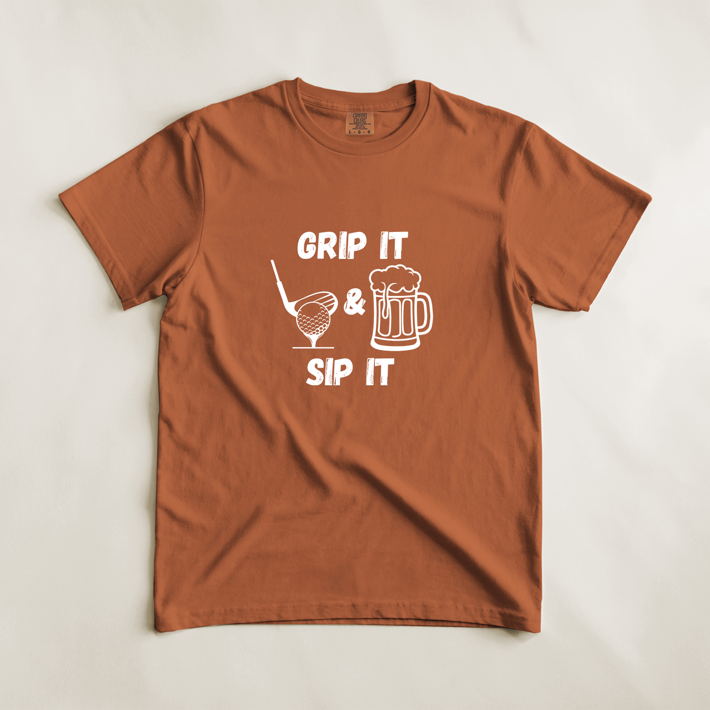 Grip It and Sip It Golf Tee