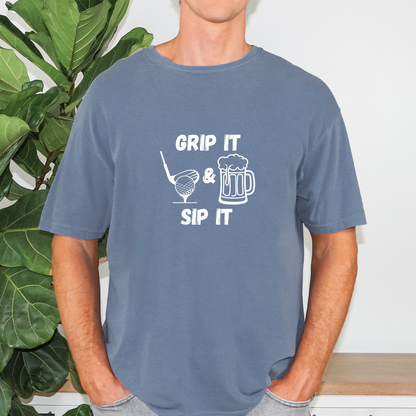 Grip It and Sip It Golf Tee