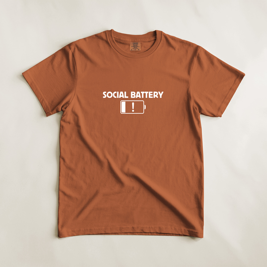Low Social Battery Tee