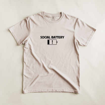 Low Social Battery Tee