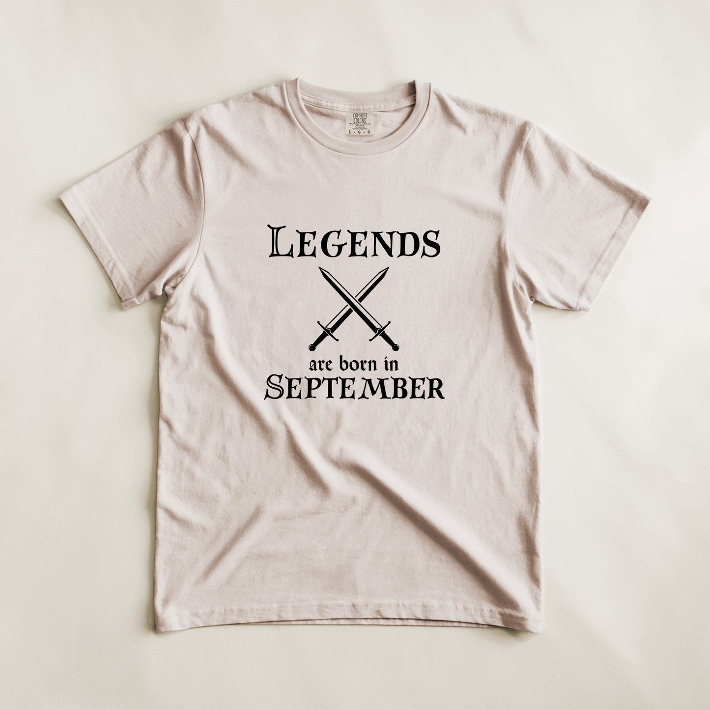 Legends Born in September Tee