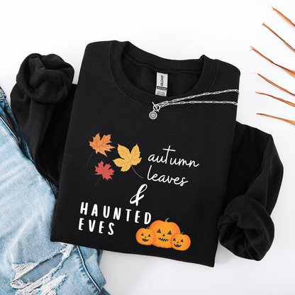 Autumn Leaves & Haunted Eves Crewneck