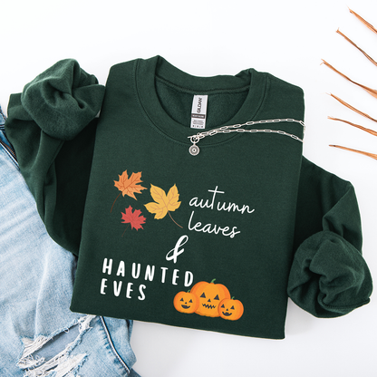 Autumn Leaves & Haunted Eves Crewneck
