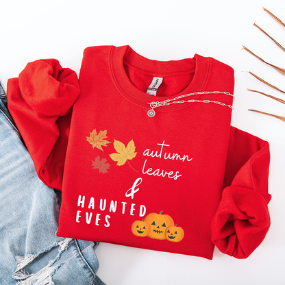 Autumn Leaves & Haunted Eves Crewneck
