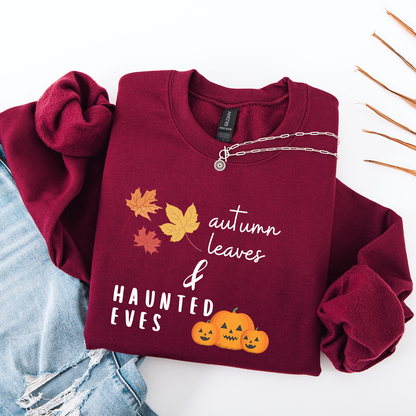 Autumn Leaves & Haunted Eves Crewneck