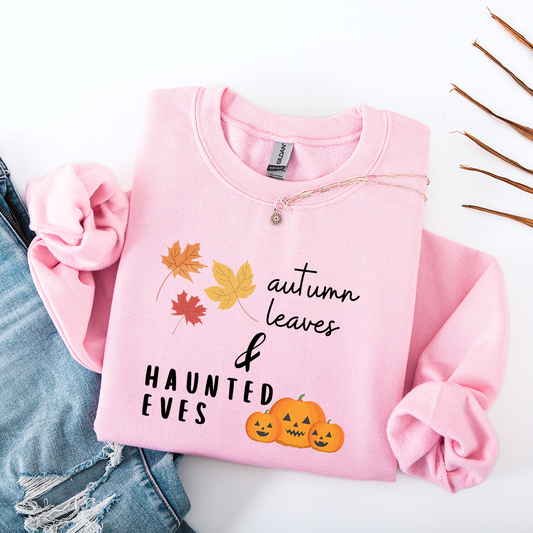Autumn Leaves & Haunted Eves Crewneck