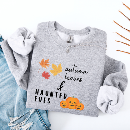 Autumn Leaves & Haunted Eves Crewneck