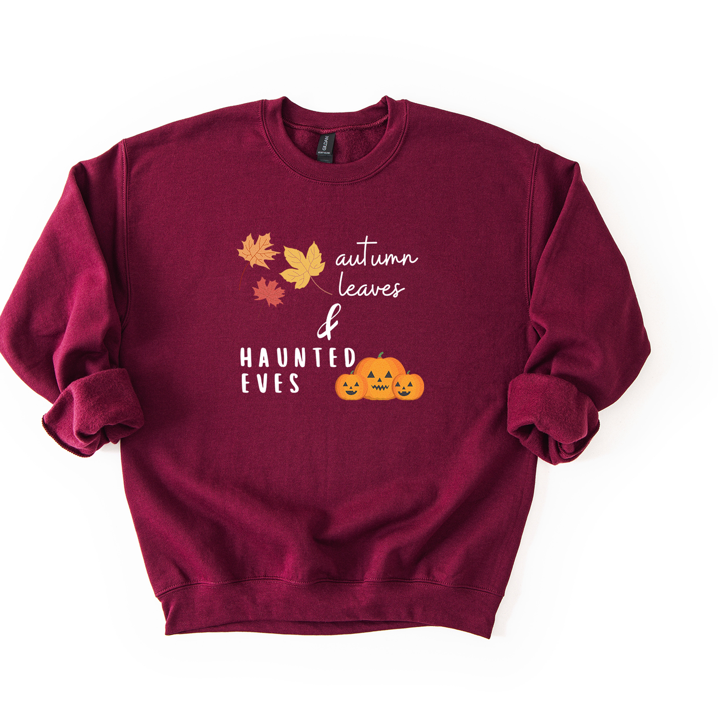 Autumn Leaves & Haunted Eves Crewneck
