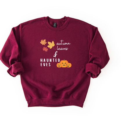 Autumn Leaves & Haunted Eves Crewneck