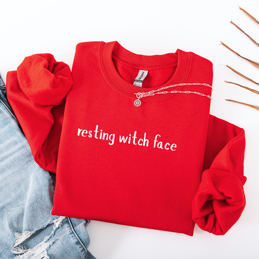 Resting Witch Face Crewneck