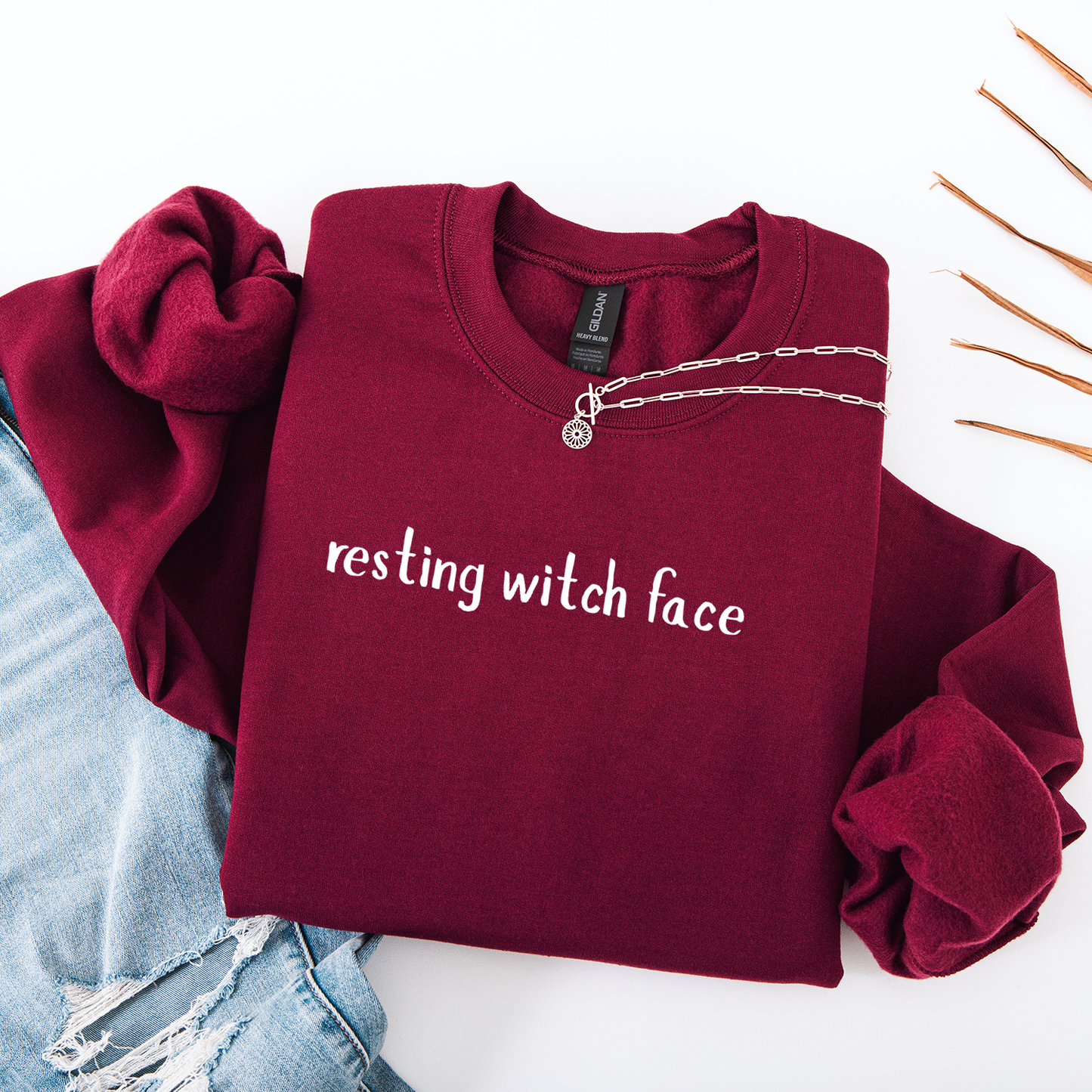 Resting Witch Face Crewneck