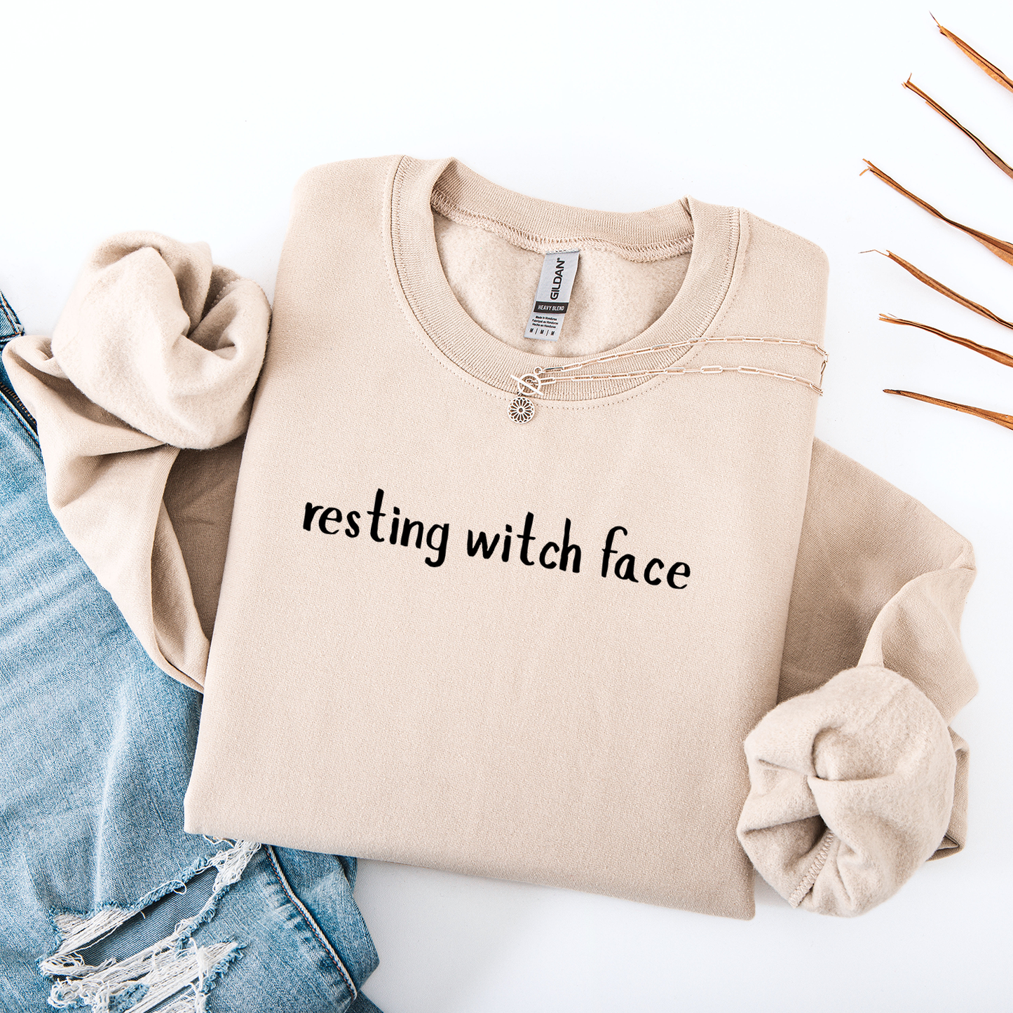 Resting Witch Face Crewneck