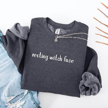 Resting Witch Face Crewneck