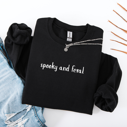 Spooky and Feral Crewneck