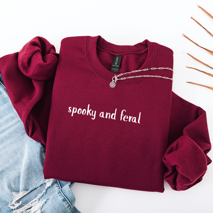 Spooky and Feral Crewneck