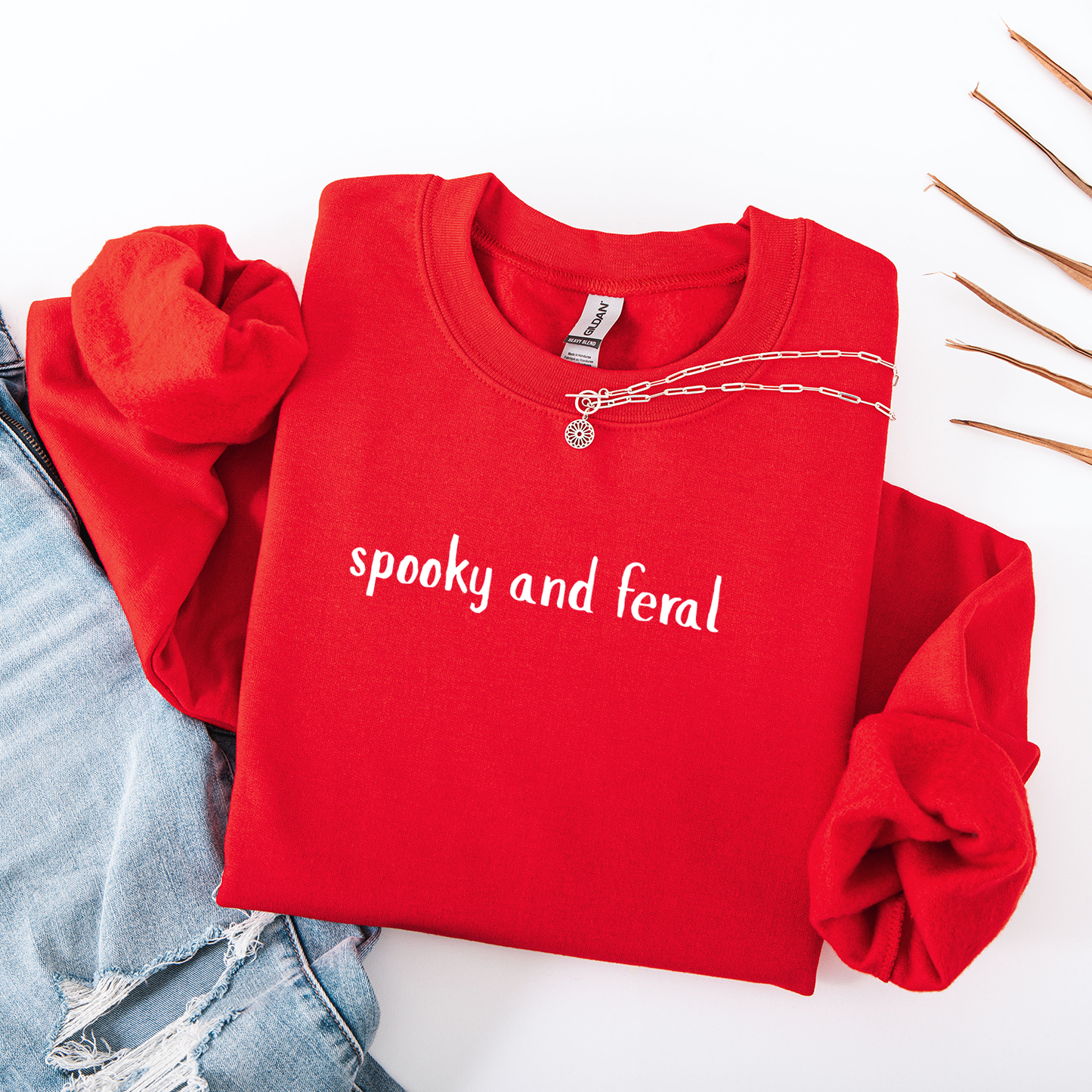 Spooky and Feral Crewneck