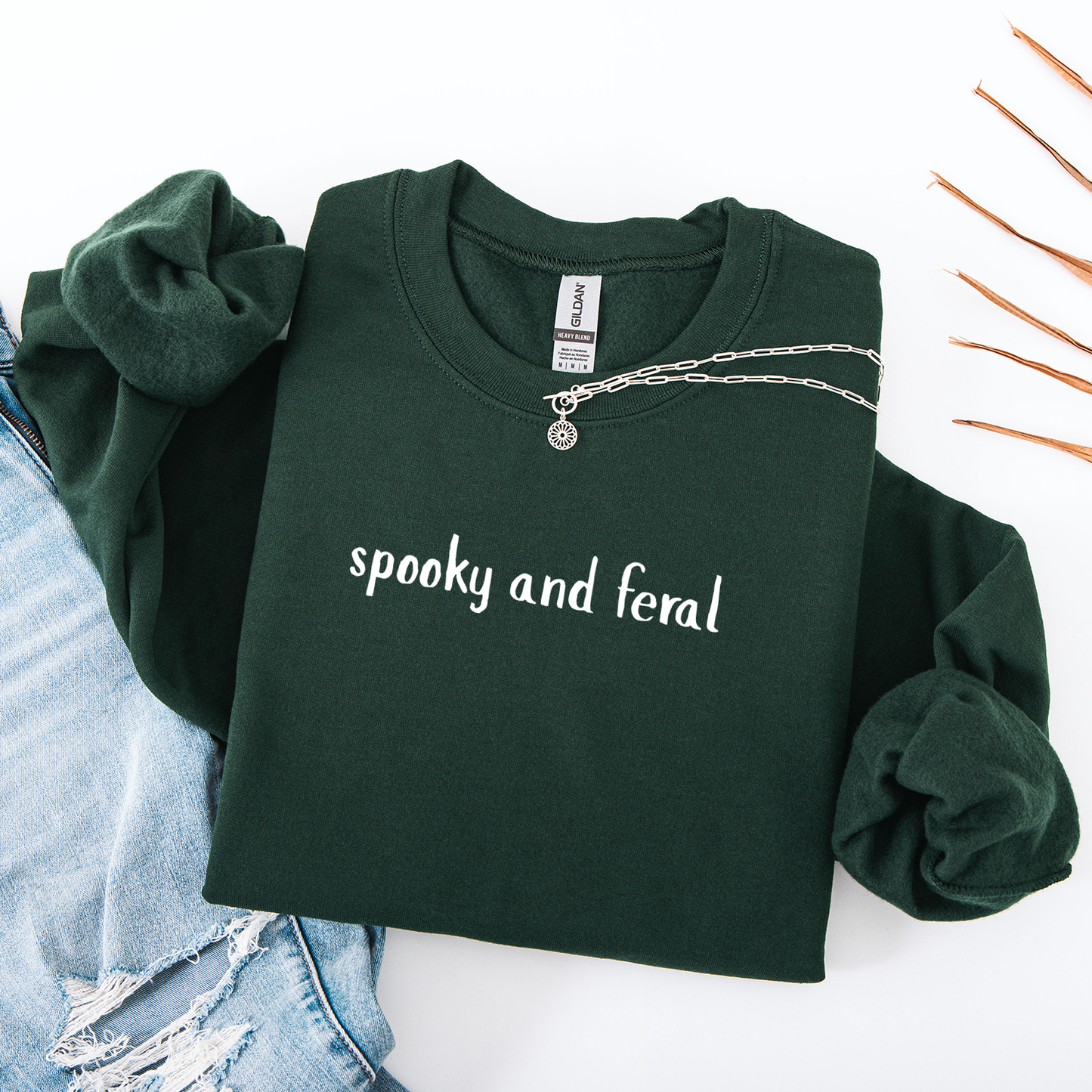 Spooky and Feral Crewneck