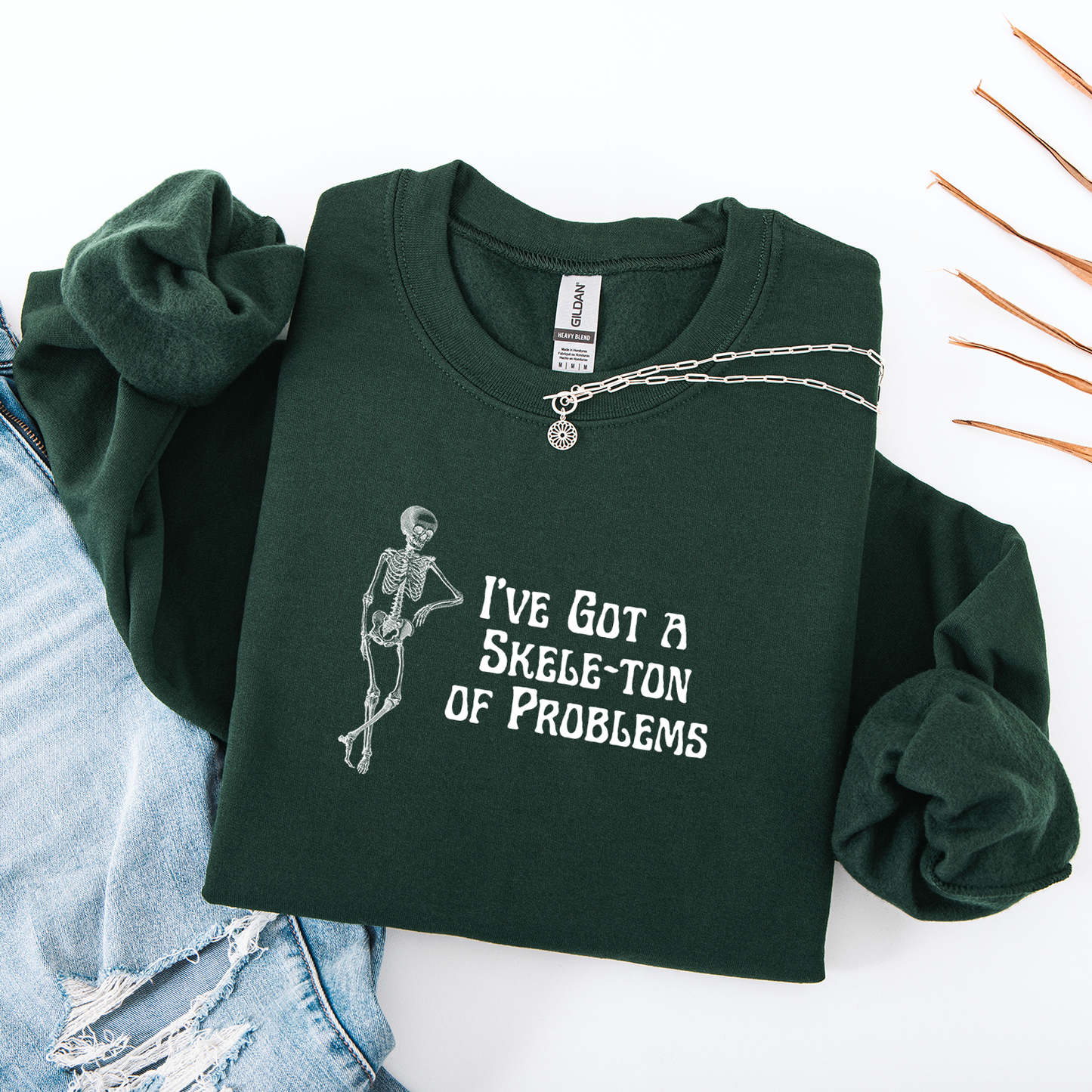 Skele-ton of Problems Crewneck