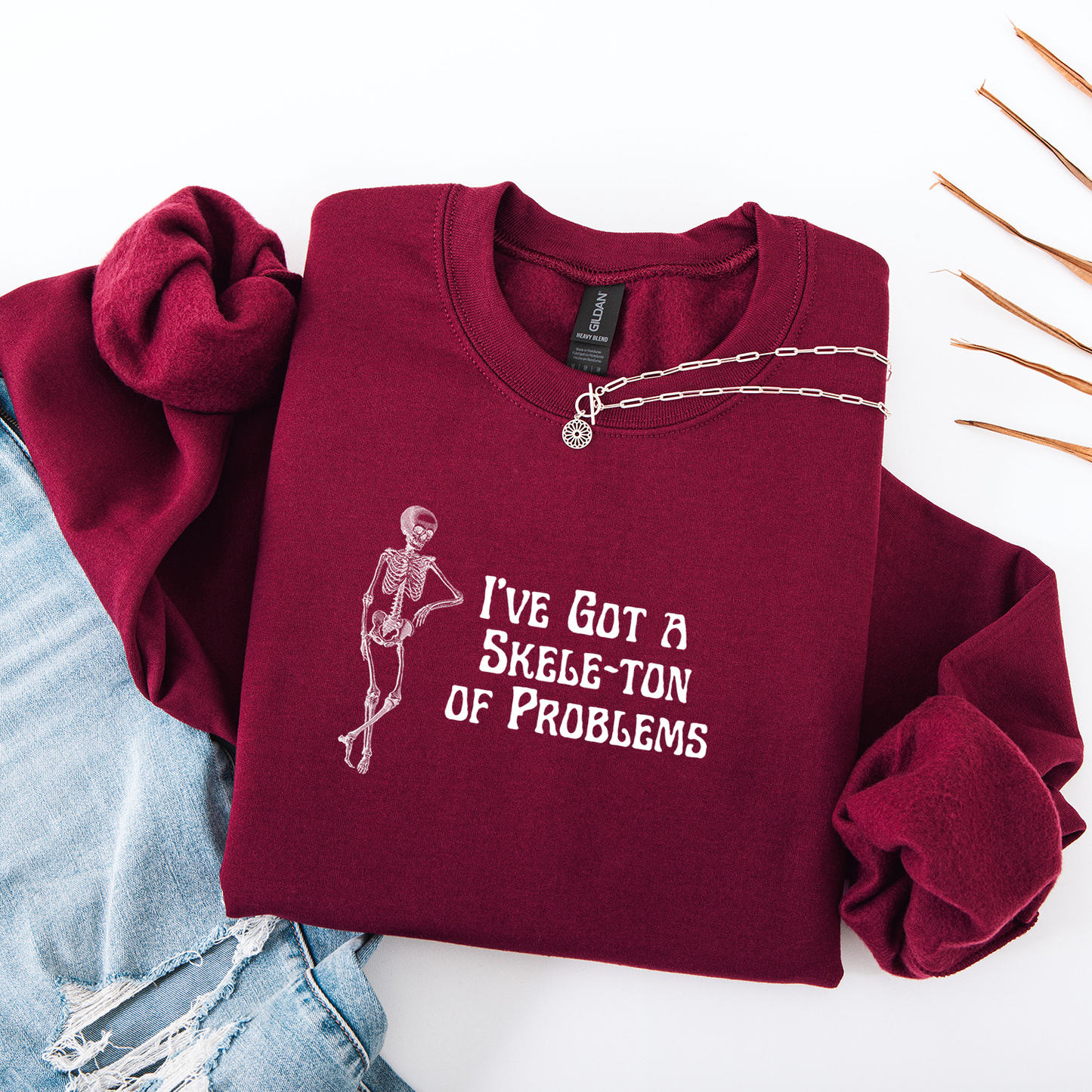 Skele-ton of Problems Crewneck