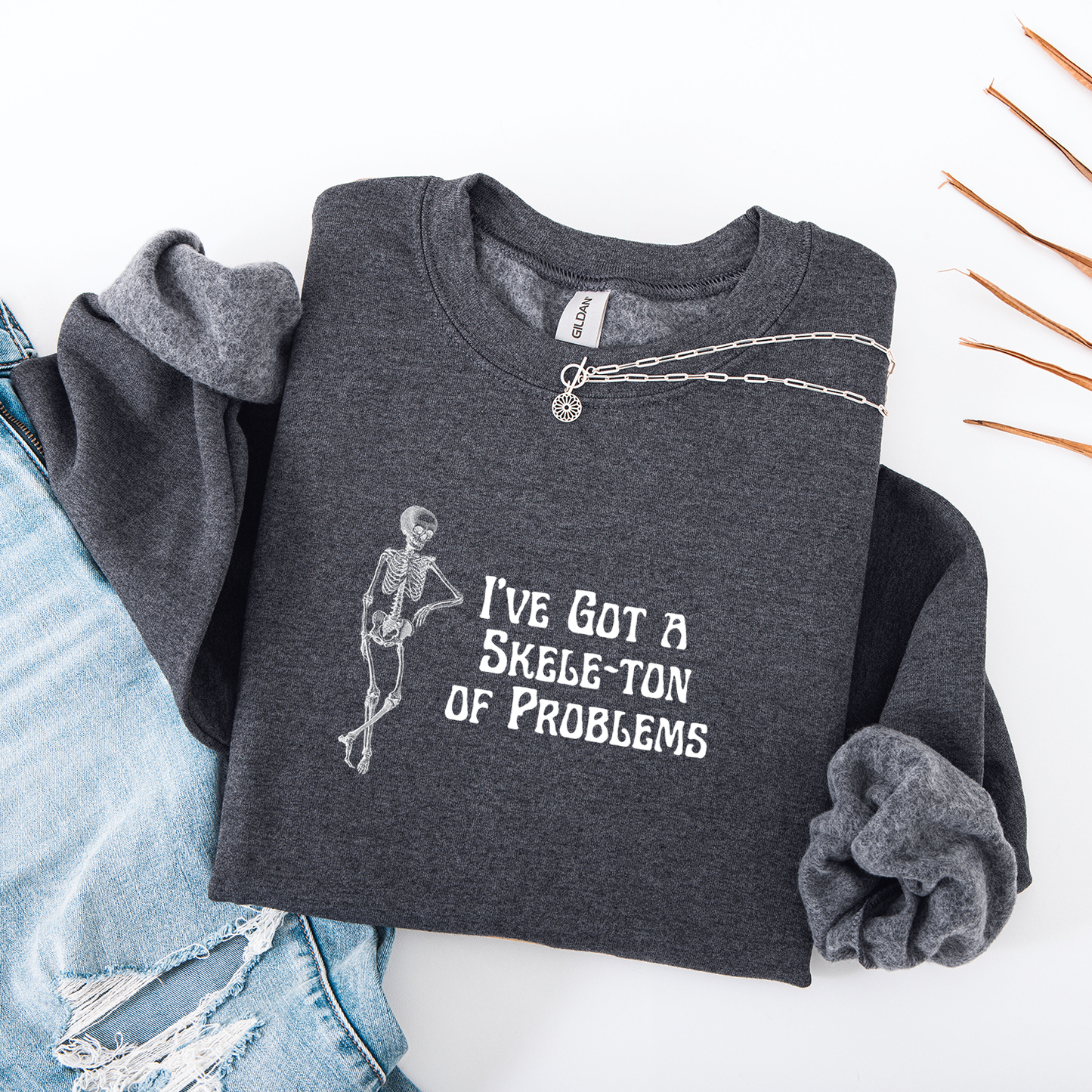 Skele-ton of Problems Crewneck