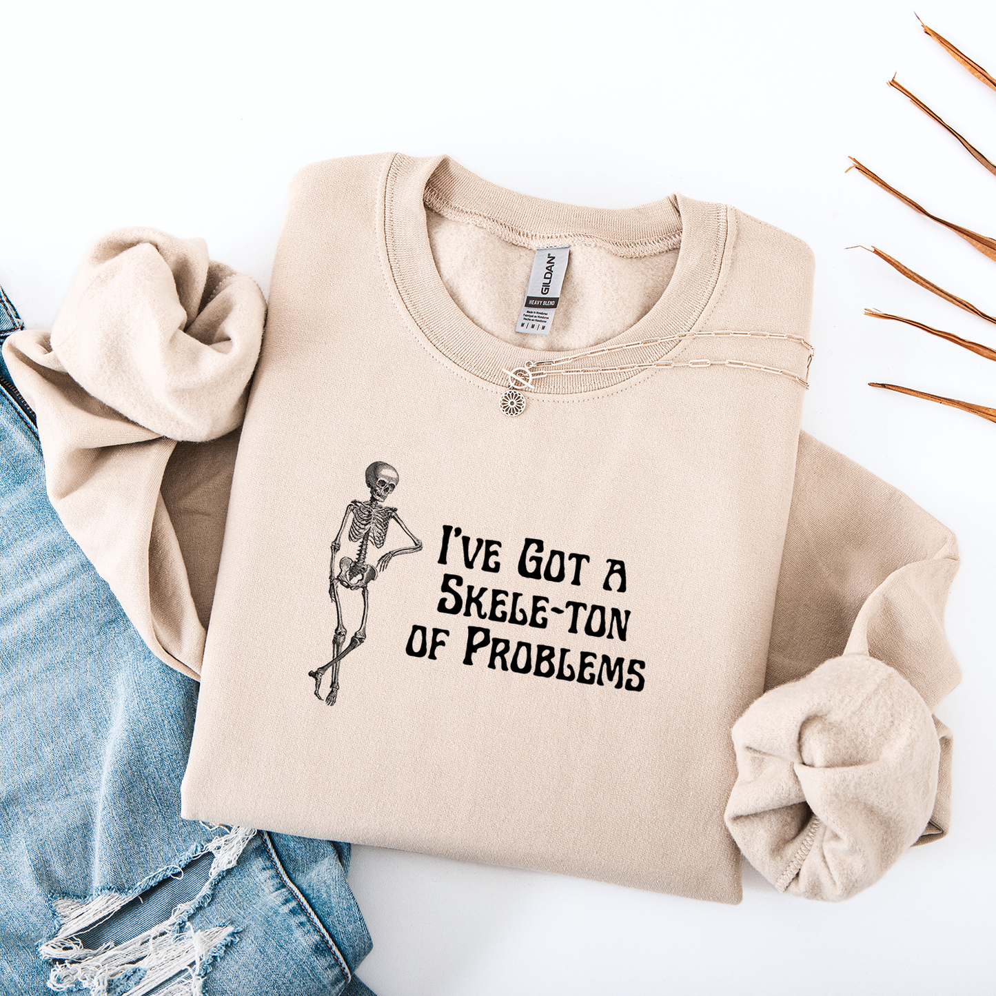 Skele-ton of Problems Crewneck