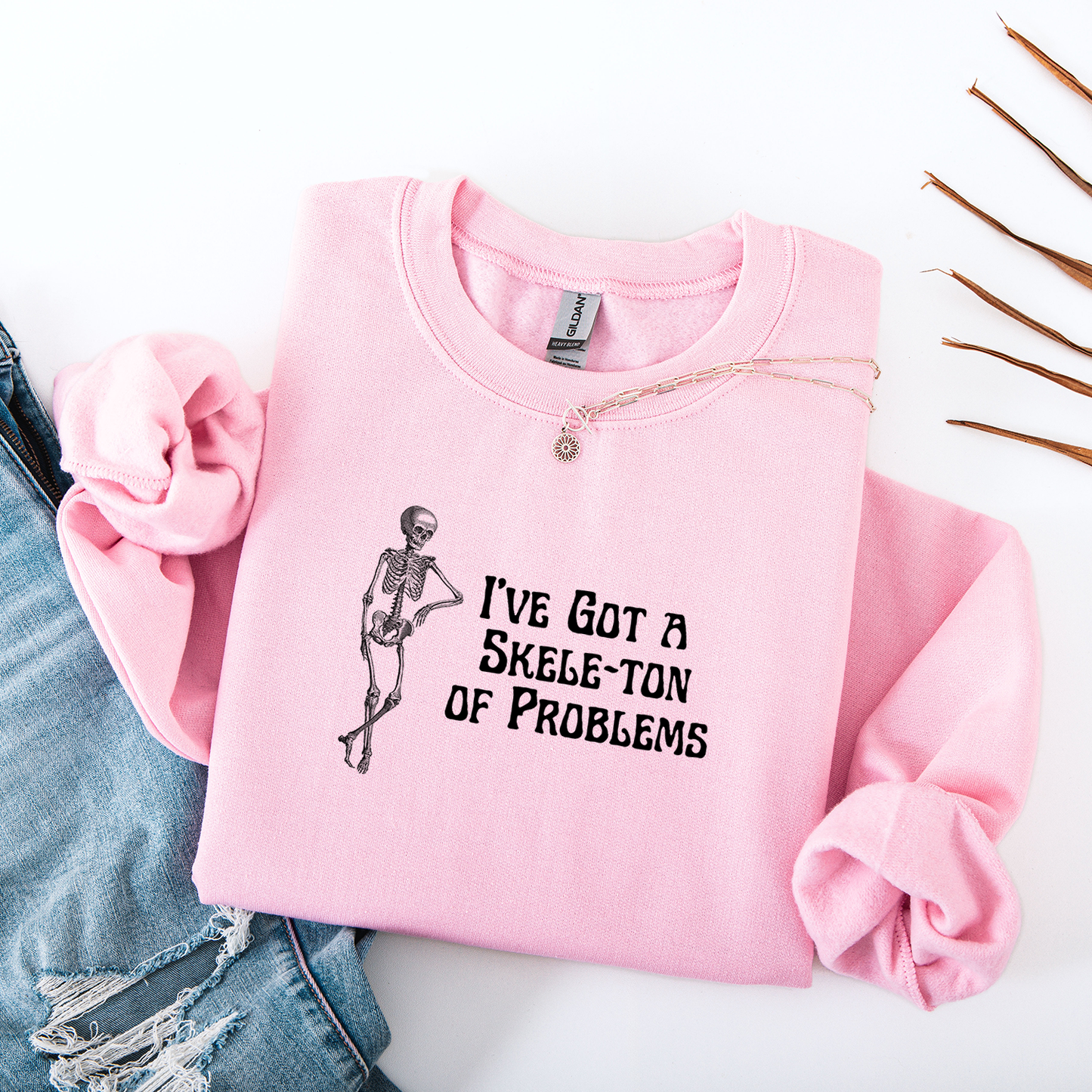 Skele-ton of Problems Crewneck