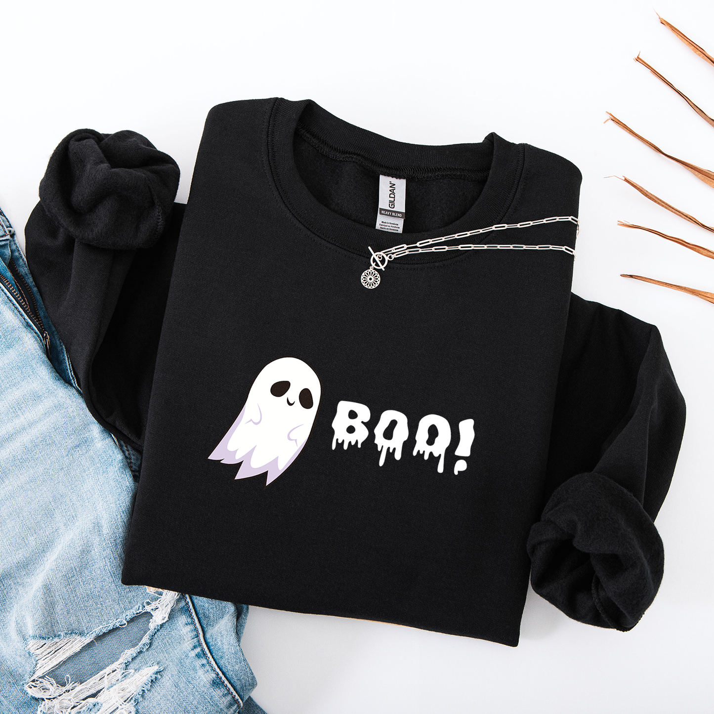 BOO Ghost Crewneck