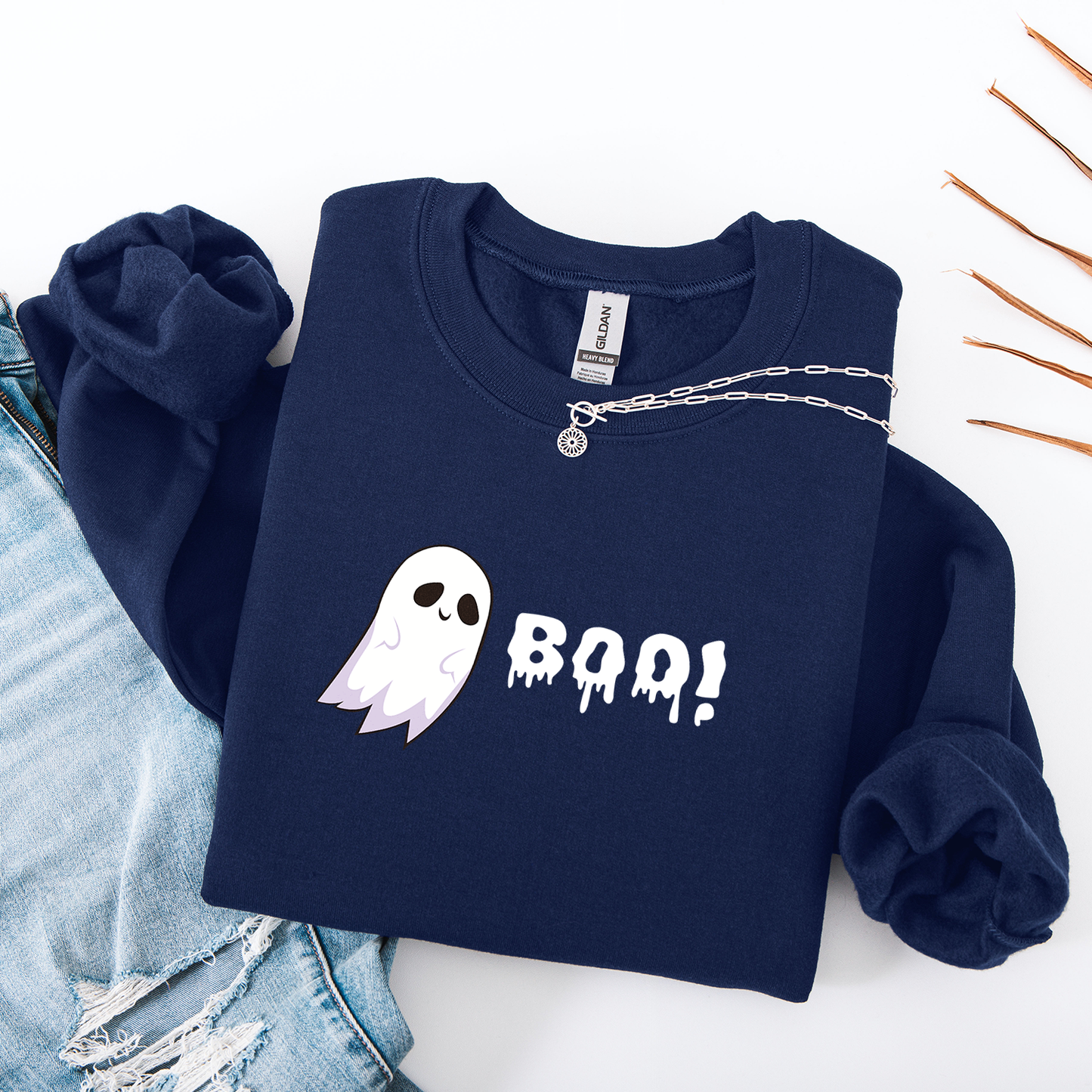 BOO Ghost Crewneck