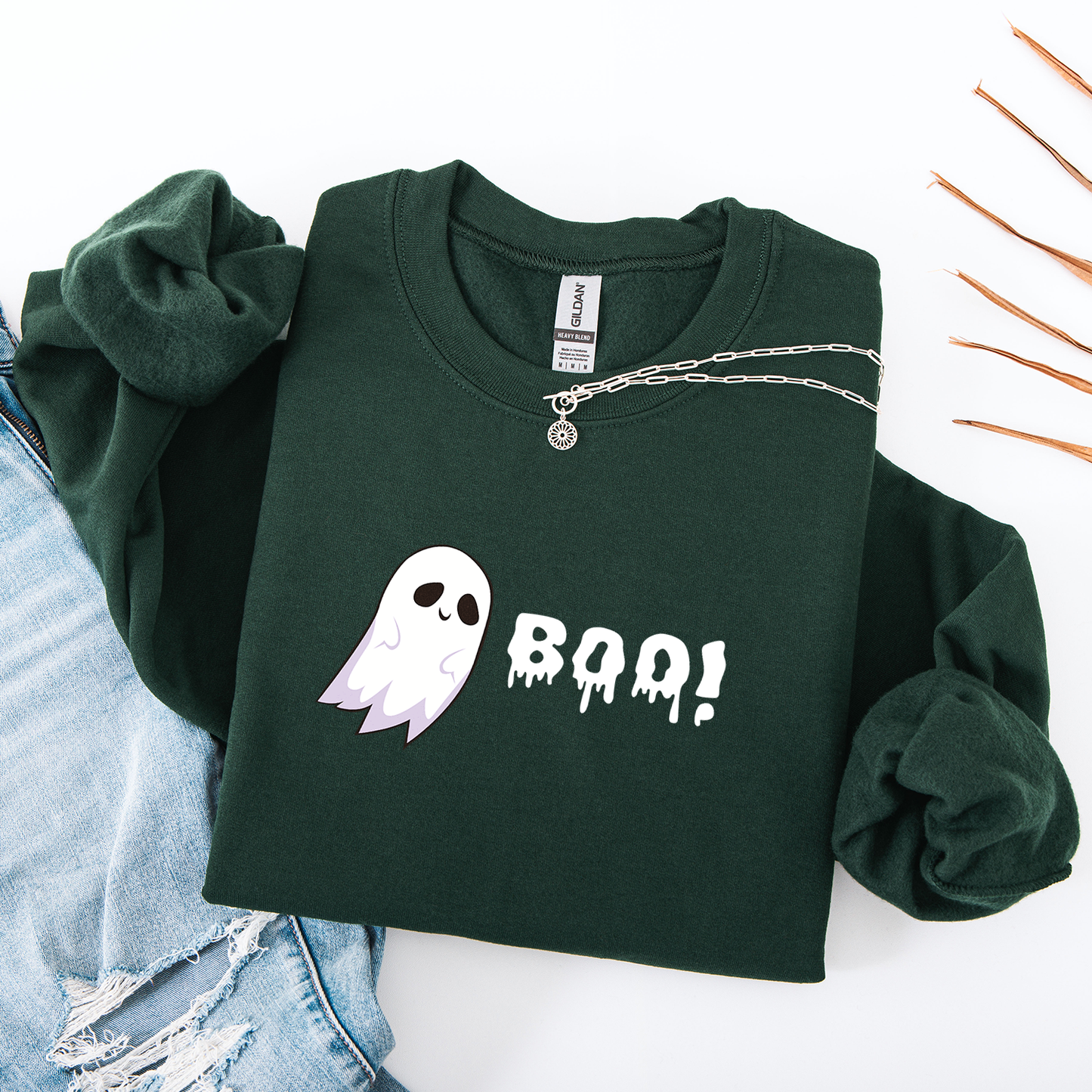 BOO Ghost Crewneck