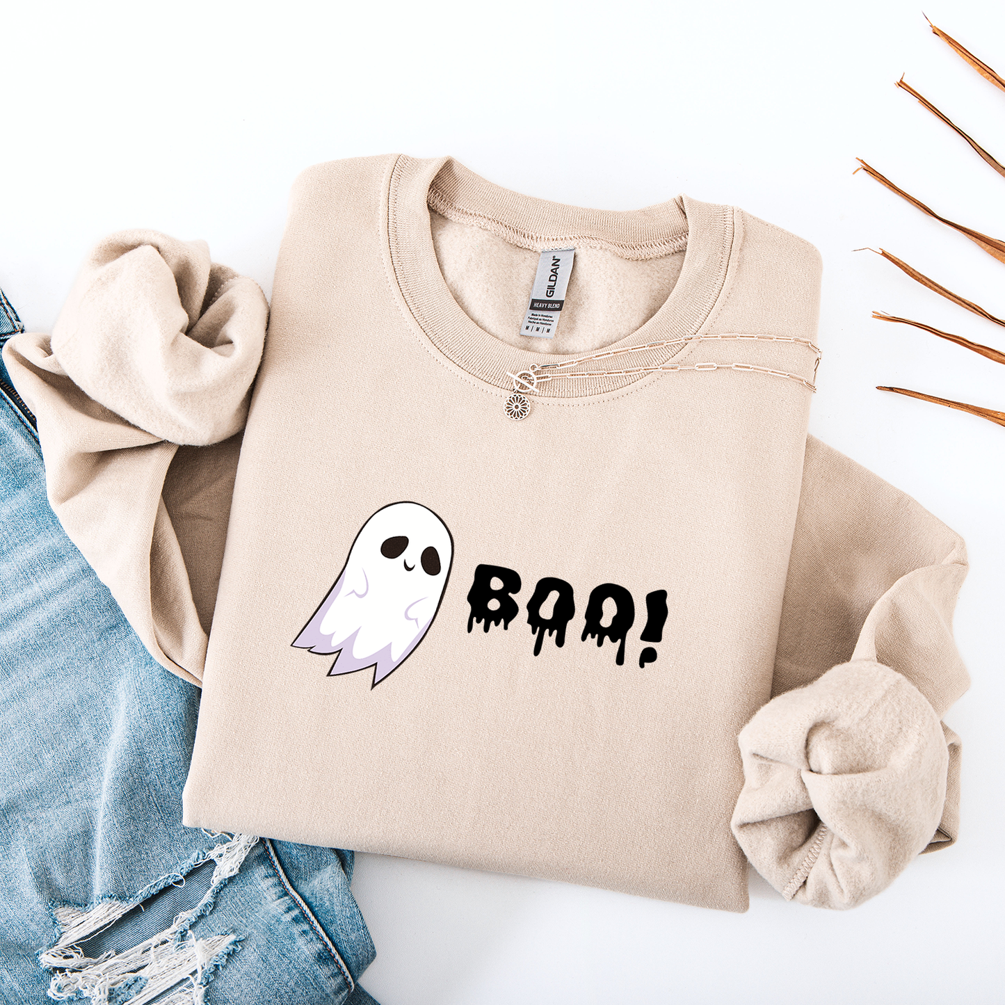BOO Ghost Crewneck