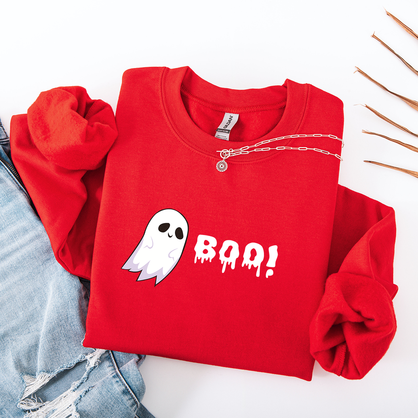 BOO Ghost Crewneck