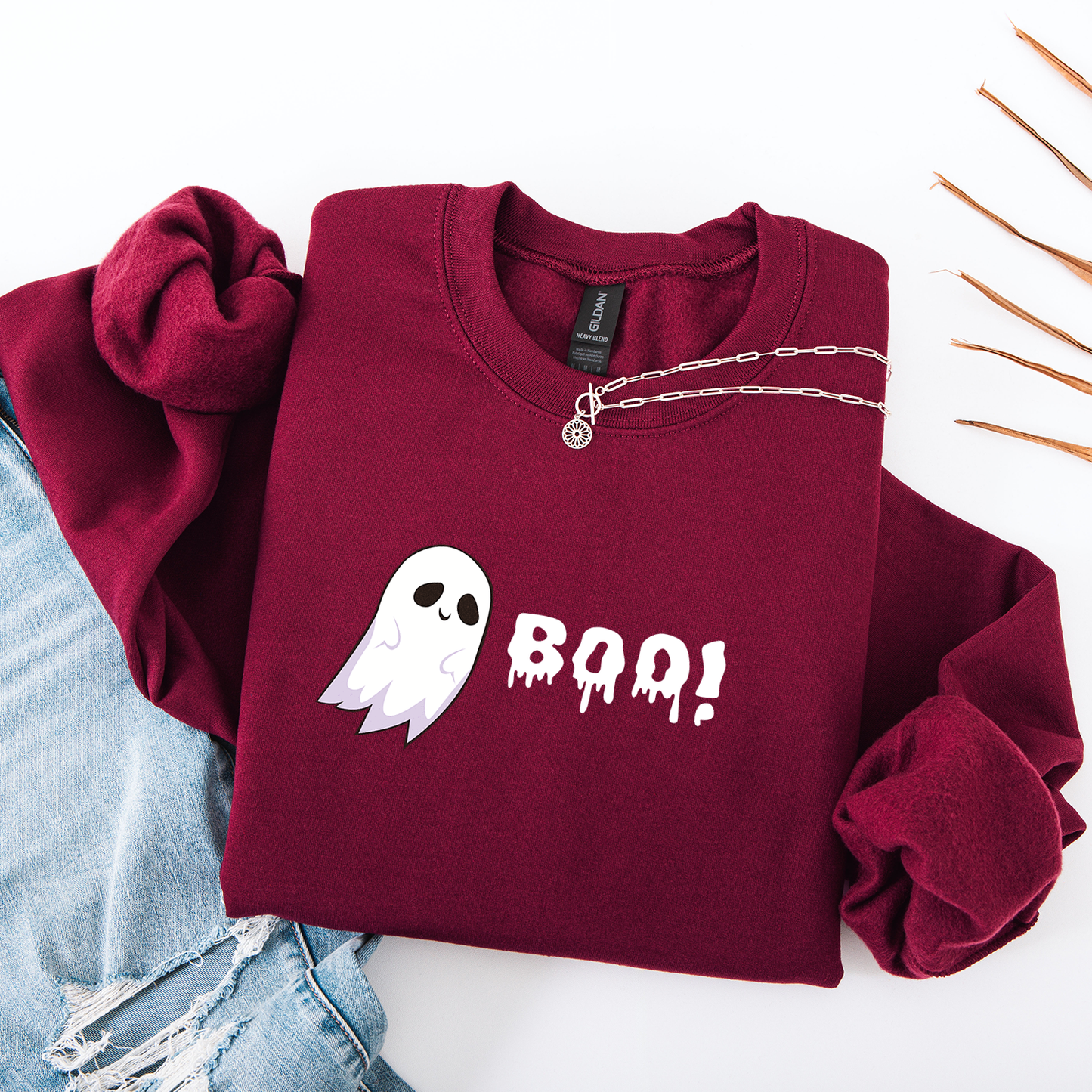 BOO Ghost Crewneck