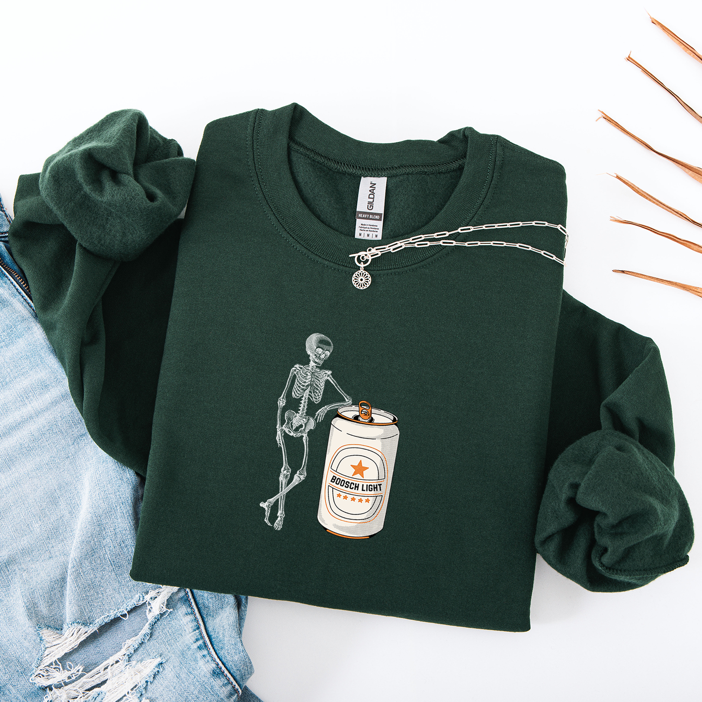 Boosch Light Skeleton Crewneck