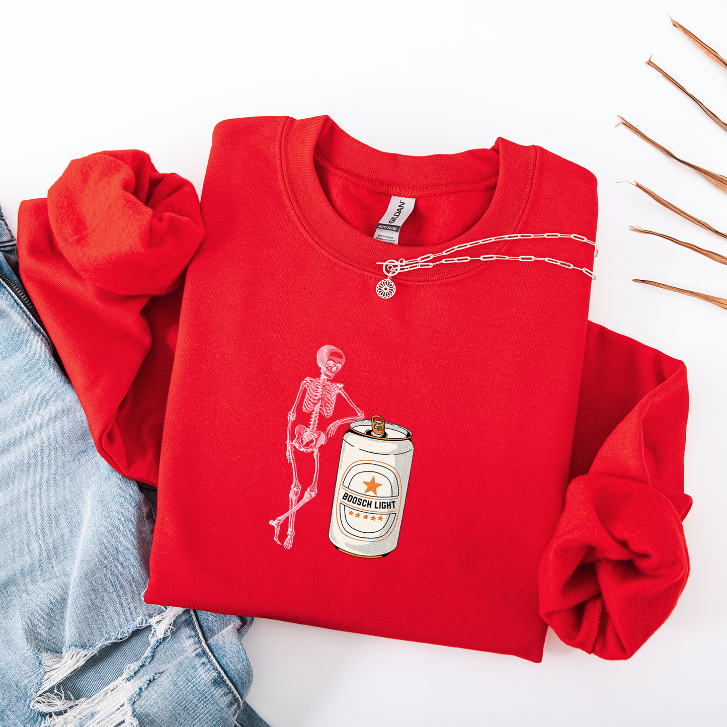Boosch Light Skeleton Crewneck