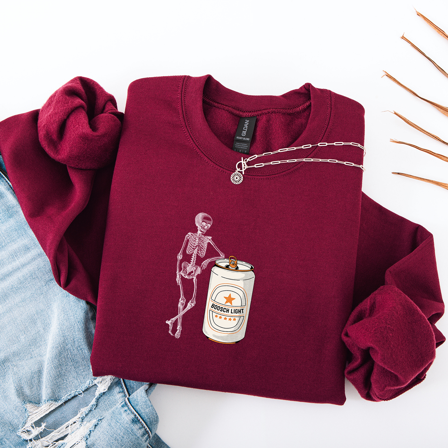 Boosch Light Skeleton Crewneck
