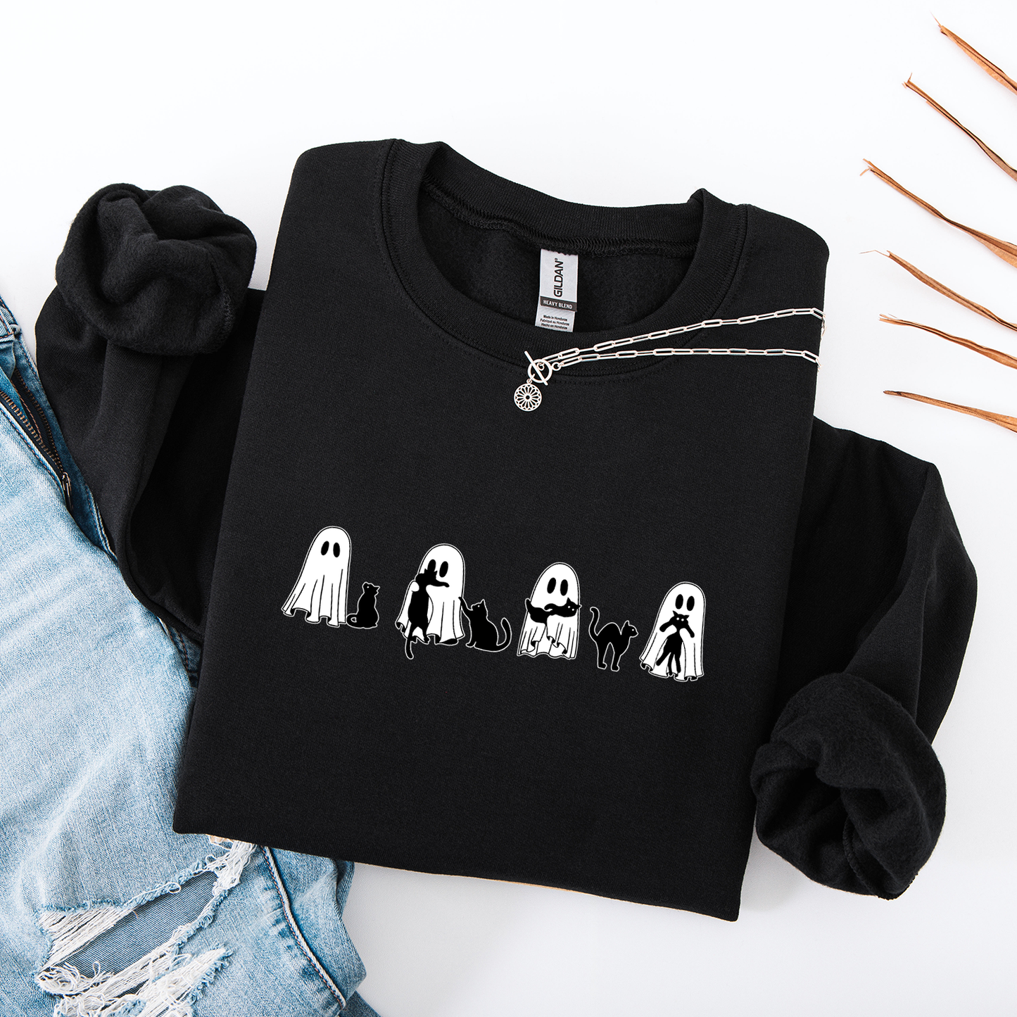 Ghost Kitties Crewneck