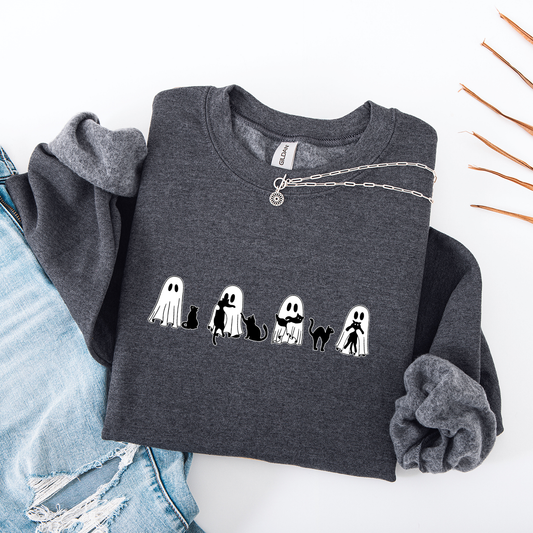 Ghost Kitties Crewneck