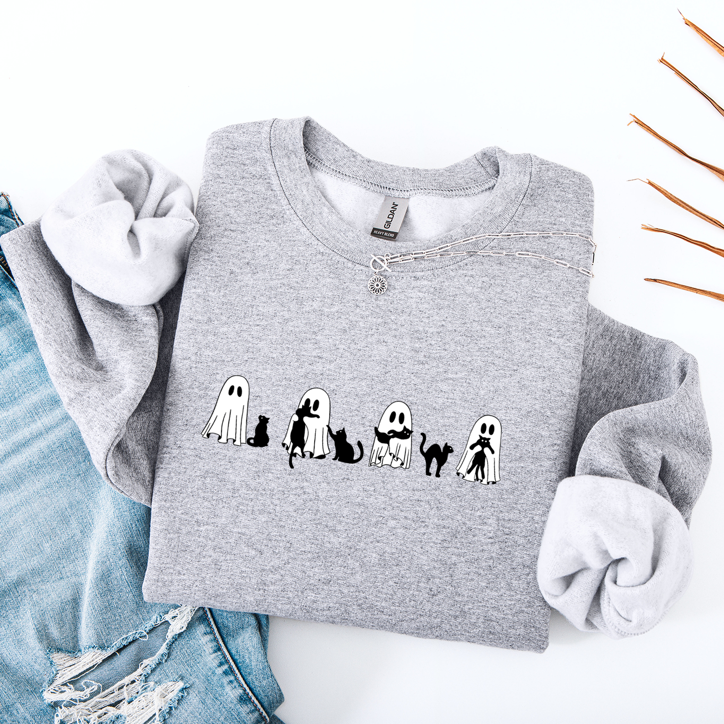 Ghost Kitties Crewneck