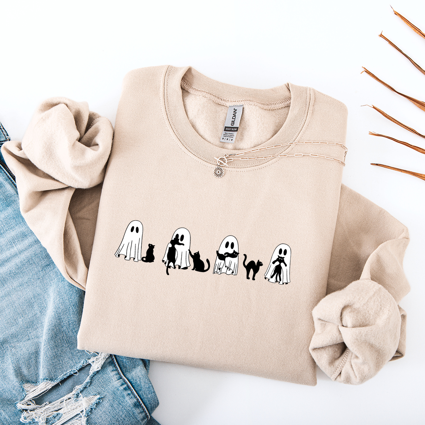 Ghost Kitties Crewneck