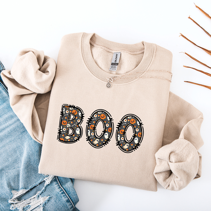 BOO Letters Crewneck