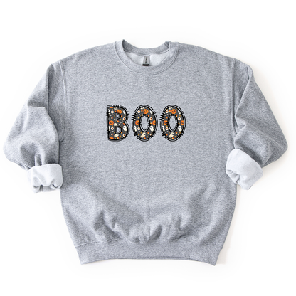 BOO Letters Crewneck