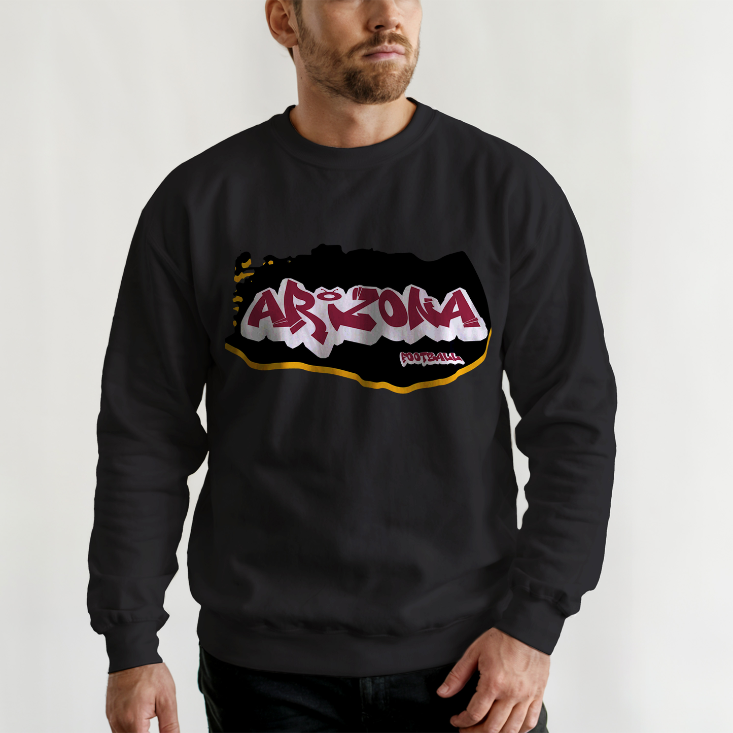Football Graffiti Crewneck