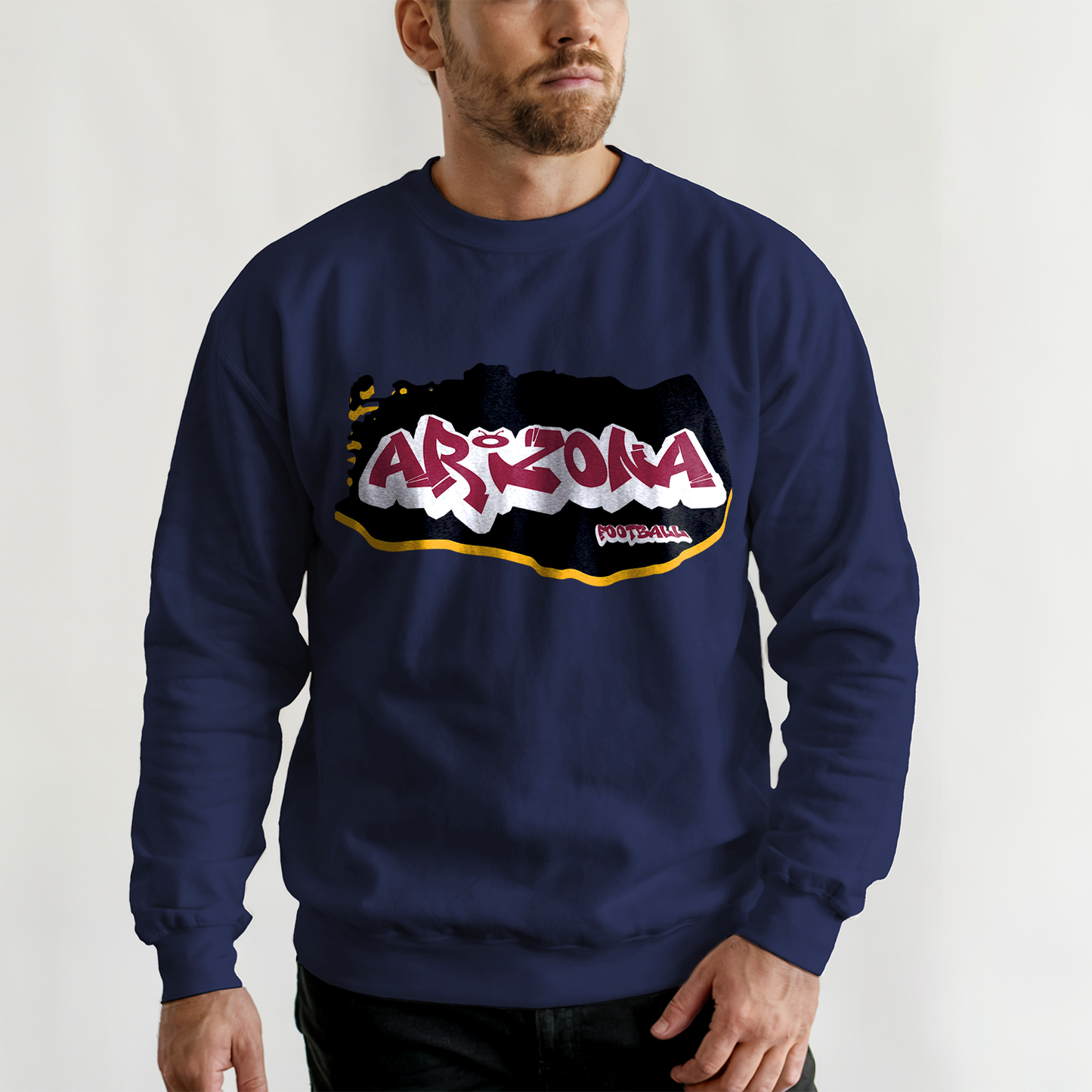 Football Graffiti Crewneck