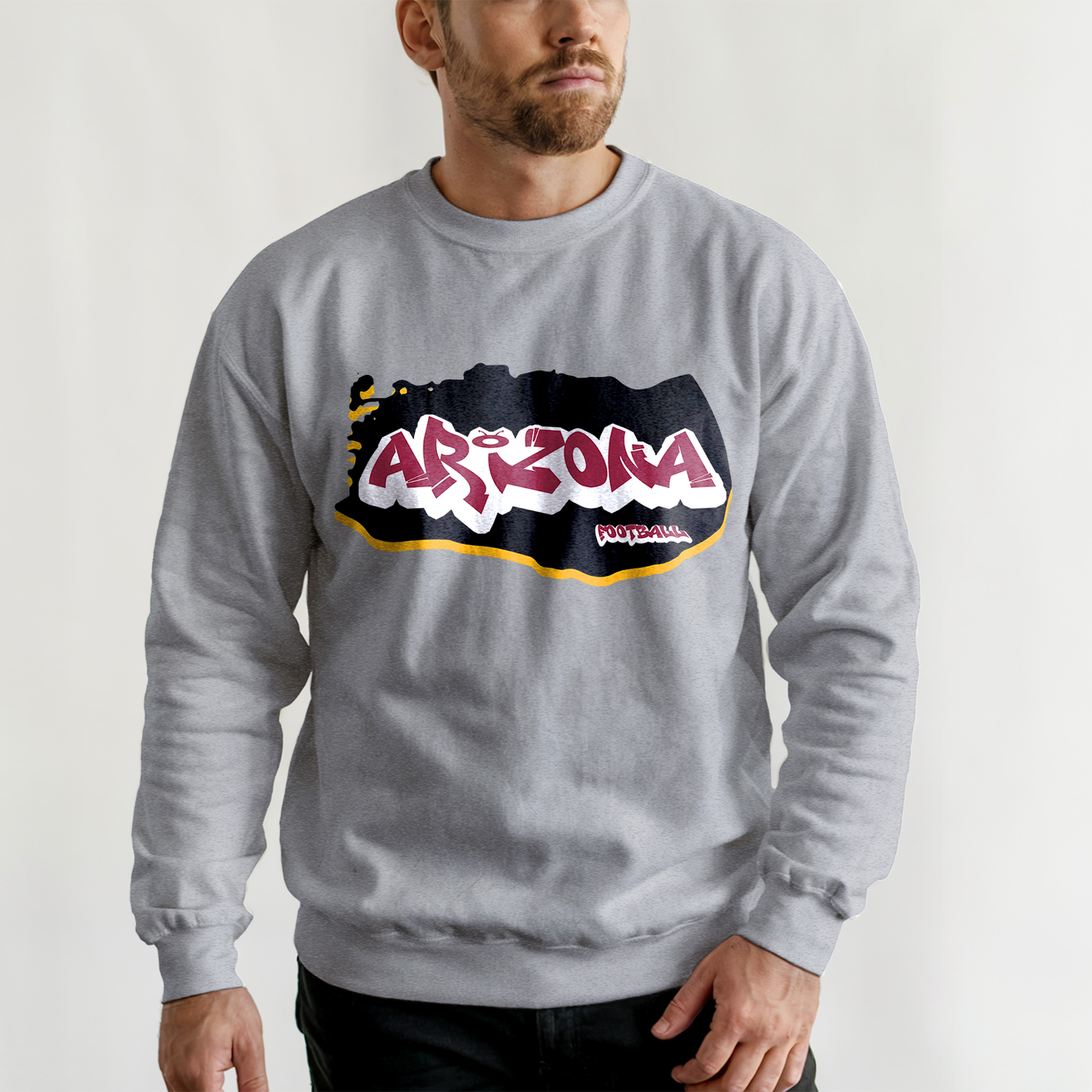 Football Graffiti Crewneck