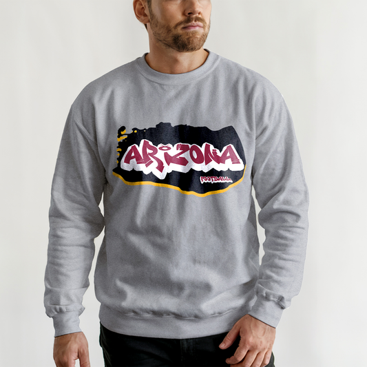 Football Graffiti Crewneck