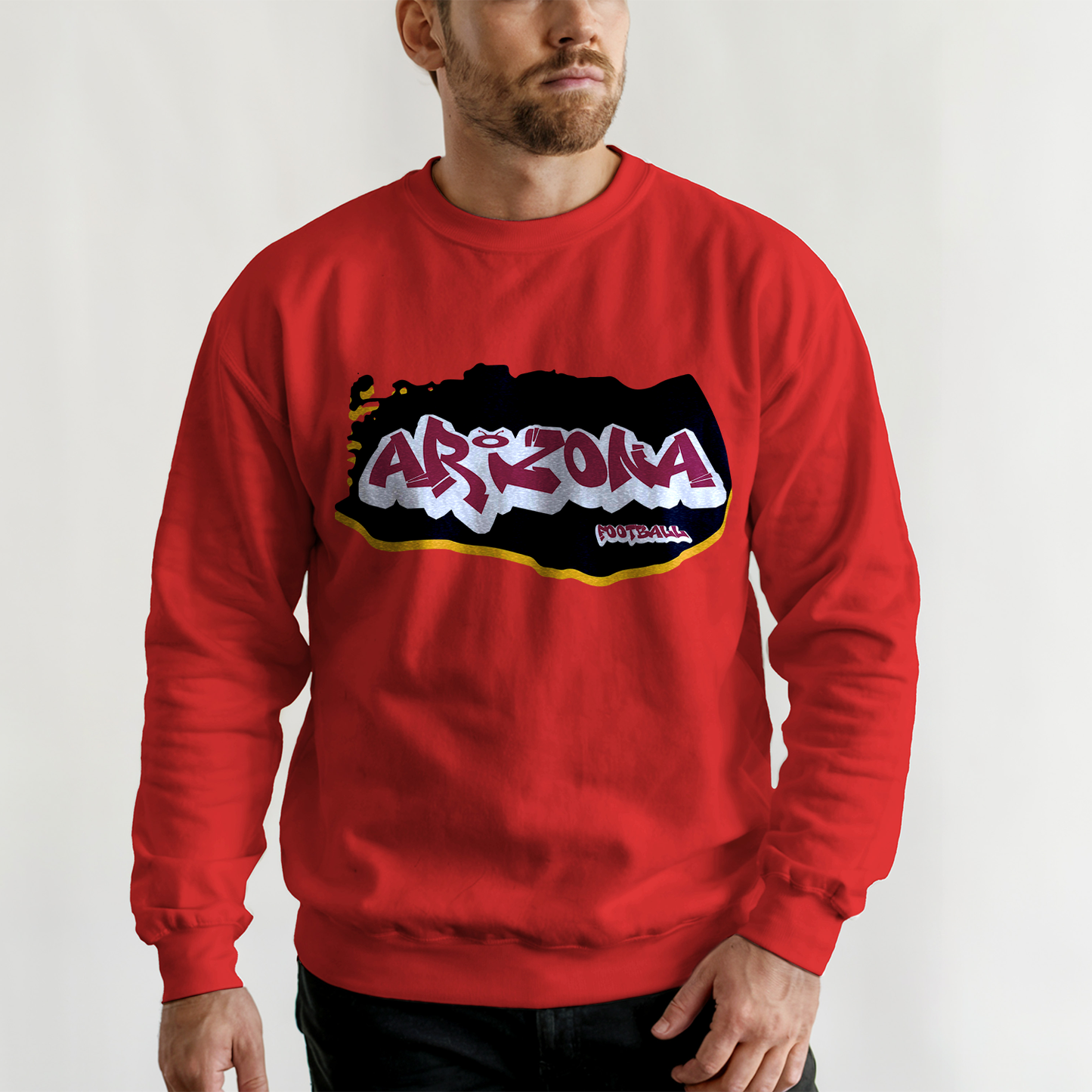 Football Graffiti Crewneck